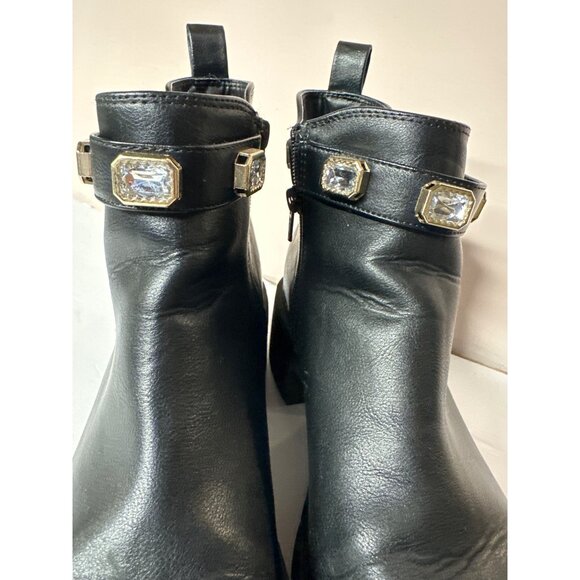 Women’s Size 10 Y2K Chunky Heel Boots Platform Grunge Retro Fall Streetwear - Picture 8 of 8